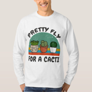 Camiseta Voo Bonito de Cactus para Sucultivos de Cactos