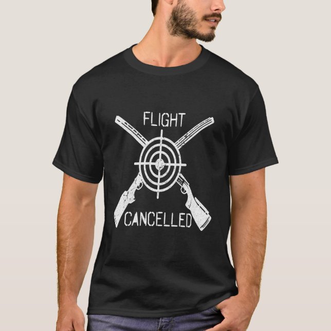 Camiseta Voo Cancelado Foto (Frente)