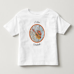 Camiseta Voo Cardinal do norte - Fotografia Original