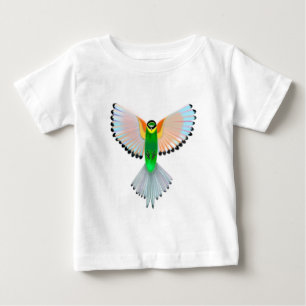 Camiseta Voo Colorido de Aves -
