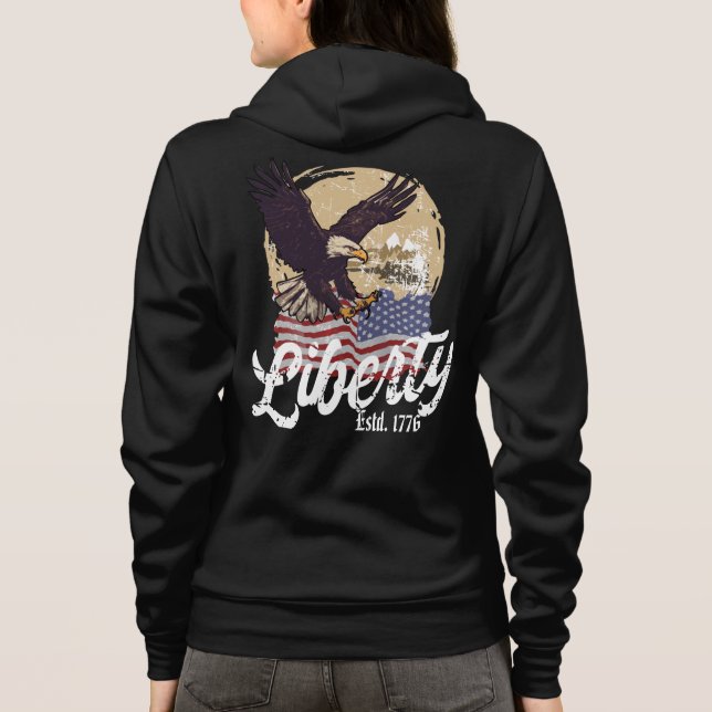 Camiseta Voo da Águia da Liberdade (Verso)