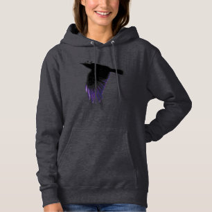 Camiseta Voo de Coroa Negra e Roxa