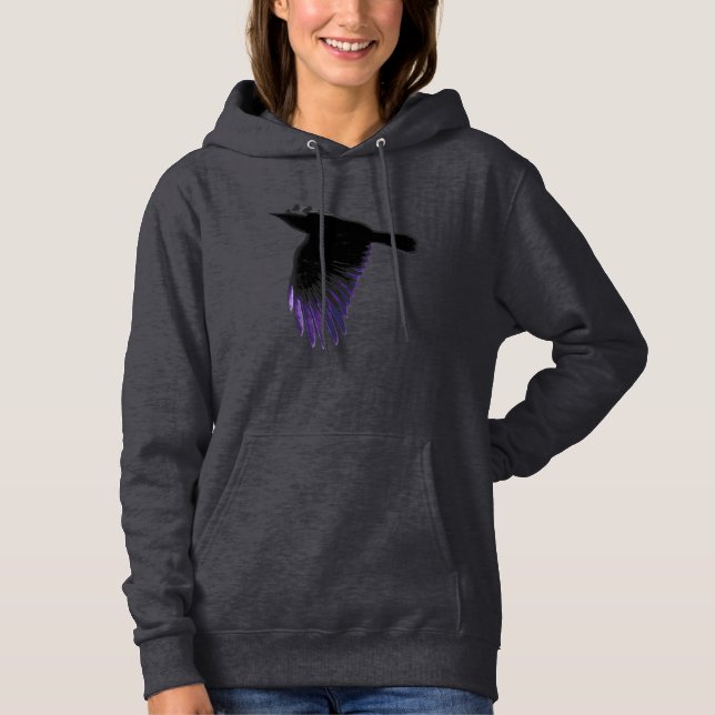 Camiseta Voo de Coroa Negra e Roxa (Frente)