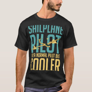 Camiseta Voo de Formação de Avião Voador Piloto Planador Pl