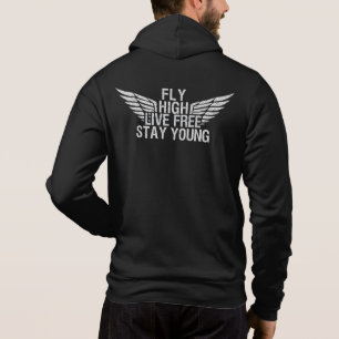 Camiseta Voo de Nome Personalizado Alto