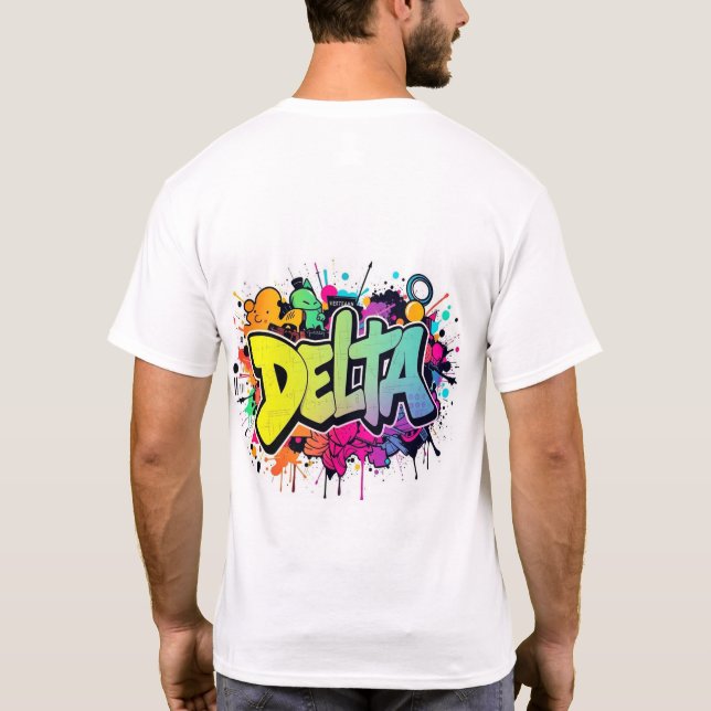 Camiseta voo delta (Verso)