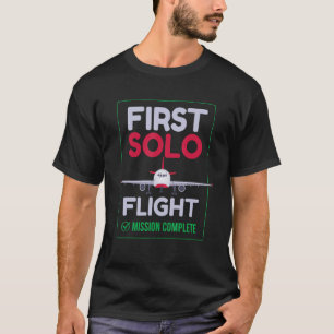 Camiseta Voo do avião I Primeiro Voo Solo I Aviões Crianças