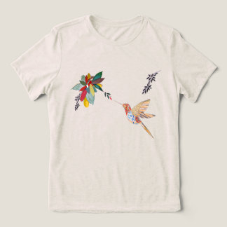 Camiseta Voo do Beija-Flor (desenho autoral)