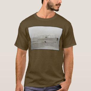 Camiseta Voo do Primeiro Avião dos Irmãos Wright Aviação