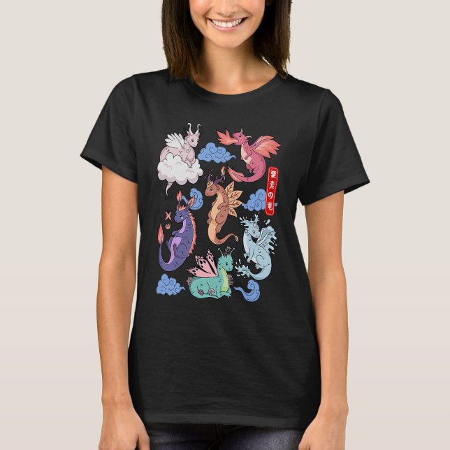 Camiseta Voo dos Dragões - Ala Mítica Elementar Curta R (Frente)