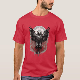 Camiseta "Voo Majestoso: A Águia Sofrendo"
