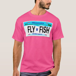 Camiseta Voo Pescando Rios De Pesca Minnesota Mn Licença Pl