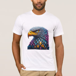 Camiseta Voo Radiante: Tee Emblem de Crystal Eagle