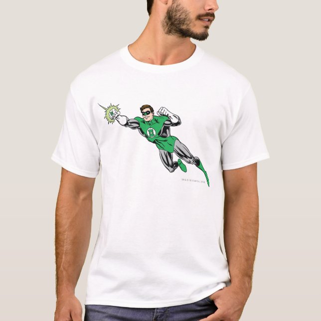 Camiseta Voo Verde Lanterna Esquerda 2 (Frente)