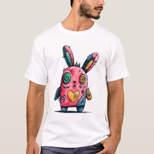 Camiseta Voodoo Bunny - Sonhos Espirais (Frente)