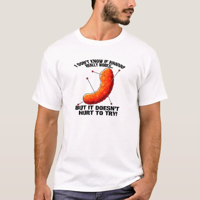 Camiseta Voodoo Cheese Puff - Piada Anti Trump (Frente)