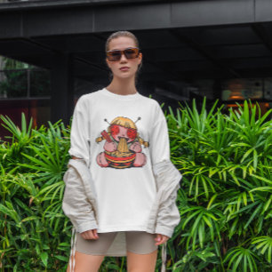 Camiseta Voodoo Doll Eating Spaghetti