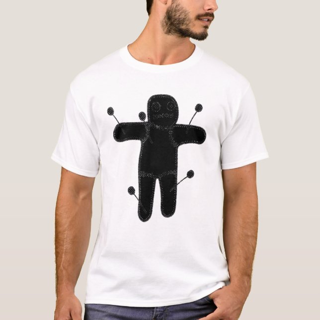 Camiseta Voodoo Doll Occult Dark Art Grunge Goth Gothic Aes (Frente)