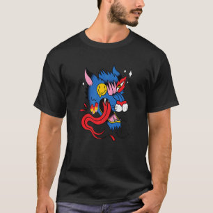 Camiseta Voodoo Religion Magical Sorcery Distorce Lobo
