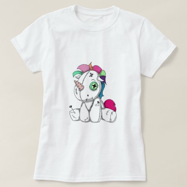 Camiseta Voodoo Unicorn (Frente do Design)