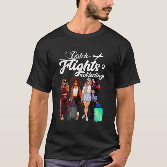 Camiseta Voos de captura não sentem por mulheres e rapariga (Frente)