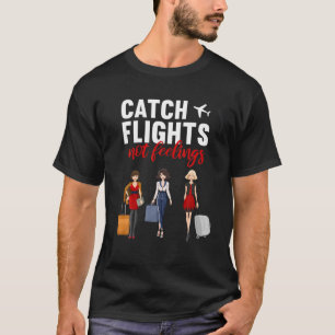Camiseta Voos de Captura sem Sentimentos de presença de voo