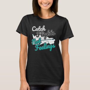 Camiseta Voos De Captura Sem Sentimentos No Atendedor De Vo