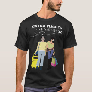 Camiseta Voos De Captura Sem Sentimentos Viajantes E Fashio