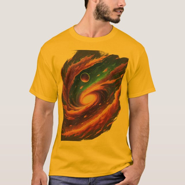 Camiseta Vórtex Galáctico (Frente)