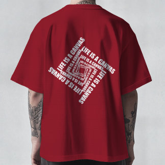 Camiseta Vortex of Creativity - Life is a Canvas T-shirt.