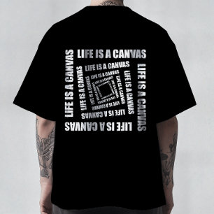 Camiseta Vórtice de Criatividade - A Vida é uma Tela Minima