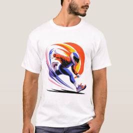 Camiseta Vórtice Dinâmico de Capacete em Corrida d