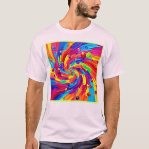 Camiseta Vórtice Fruta colorida