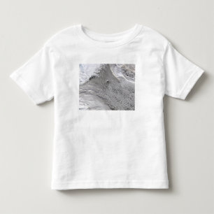 Camiseta Vortices da nuvem fora da ilha de janeiro Mayen