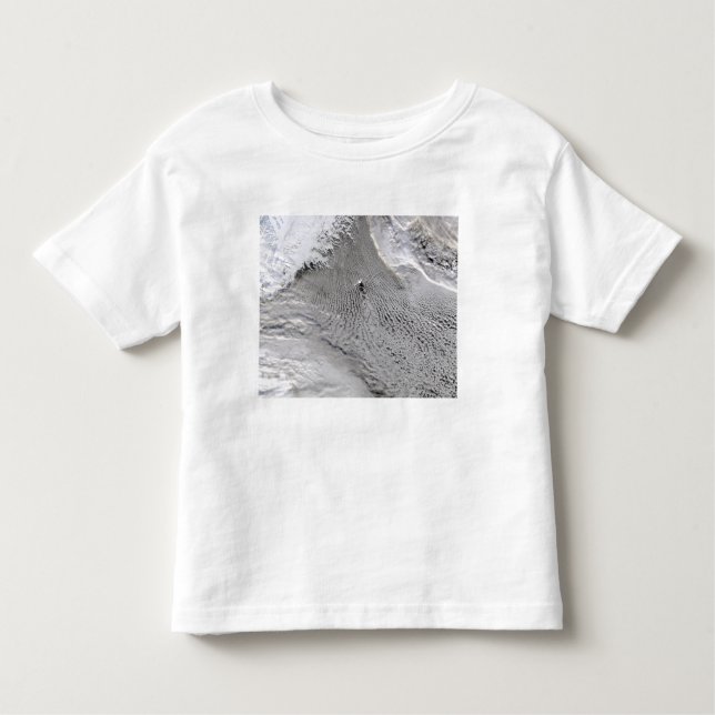 Camiseta Vórtices em nuvem na Ilha Jan Mayen (Frente)