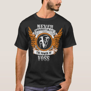 Camiseta Voss Name Shirt Nunca Subestima O Poder De V