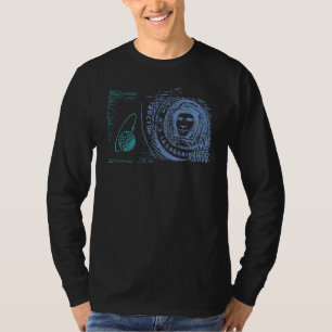 Camiseta Vostok Gagarin Sovi8 Propaganda Vintage