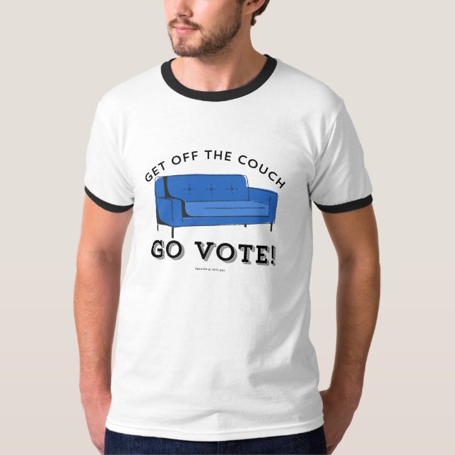 Camiseta VOTAÇÃO 2024 - Sai Do Sofá (Frente)