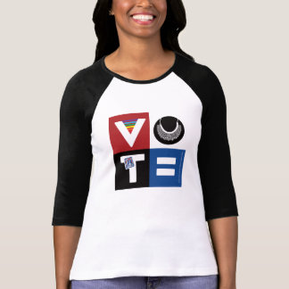 Camiseta VOTAÇÃO a favor da RBG e da Igualdade para Todos!