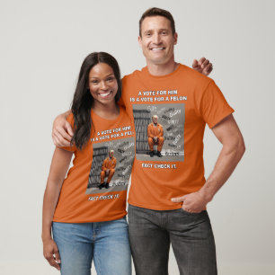 CAMISETA VOTAÇÃO A FELON