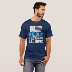 Camiseta Votação Azul Eleições 2018 Democrata