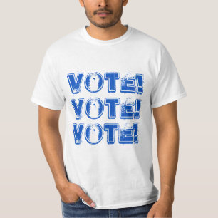 Camiseta VOTAÇÃO Azul, Negra VOTAÇÃO