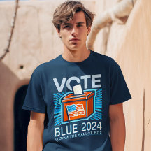 Votação Blue 2024 Caixa de Votação Eleições Presid