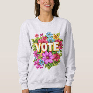 Camiseta VOTAÇÃO Camisola Amarela Floral