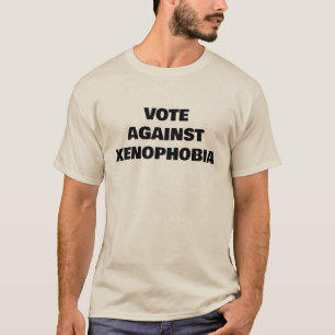 Camiseta Votação Contra A Xenofobia