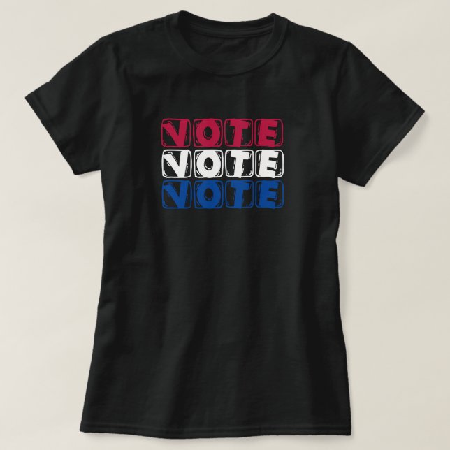 Camiseta VOTAÇÃO DAS Eleições NOS EUA (Frente do Design)