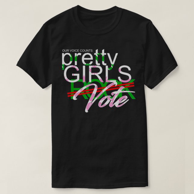 CAMISETA VOTAÇÃO DAS MENINAS BONITO (Frente do Design)