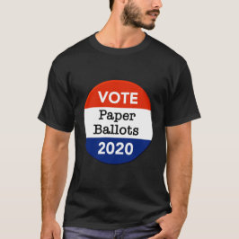 Camiseta Votação em Boletins 2020 Eleição Presidencial