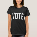 Camiseta VOTAÇÃO - em caracteres simples e modernos de gran<br><div class="desc">Espalhe a palavra com esta camiseta simples e moderna - todos precisam de VOTAR.</div>