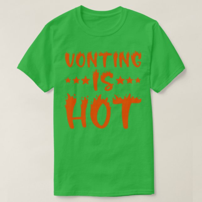 Camiseta Votação Está Quente 2 (Frente do Design)